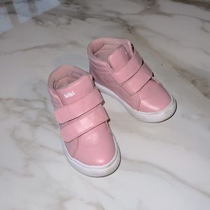 Pink high top sneakers size 22 EU